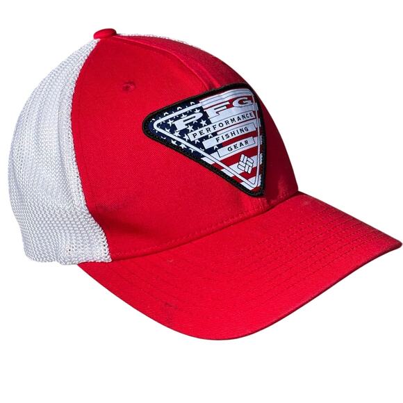 Red PFG Columbia Men's Hat - Picture 3 of 6
